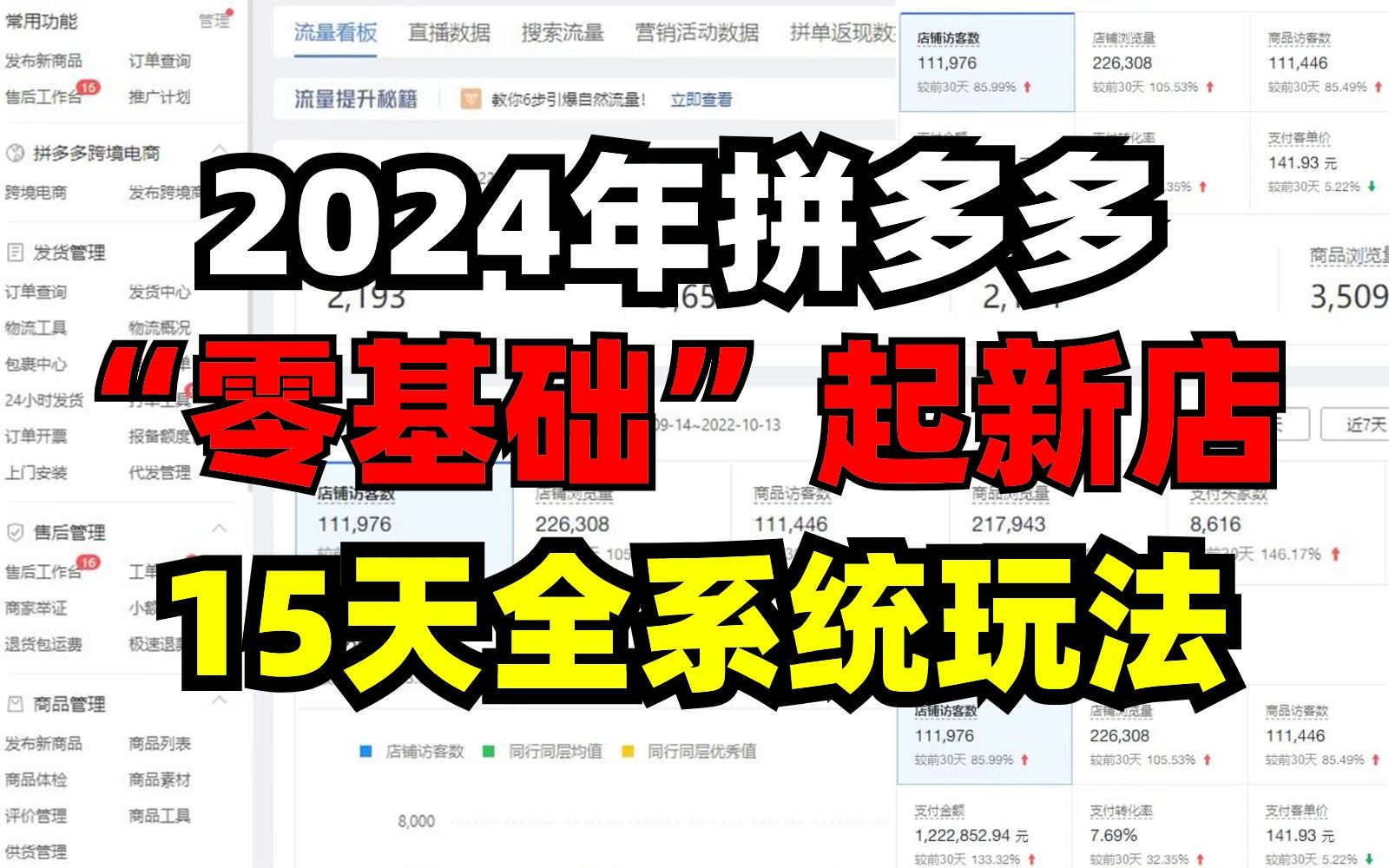 2024拼多多最新保姆级实操运营起新店全套系统玩法,15天迅速打造爆款!电商人若是错过会悔过终身!哔哩哔哩bilibili