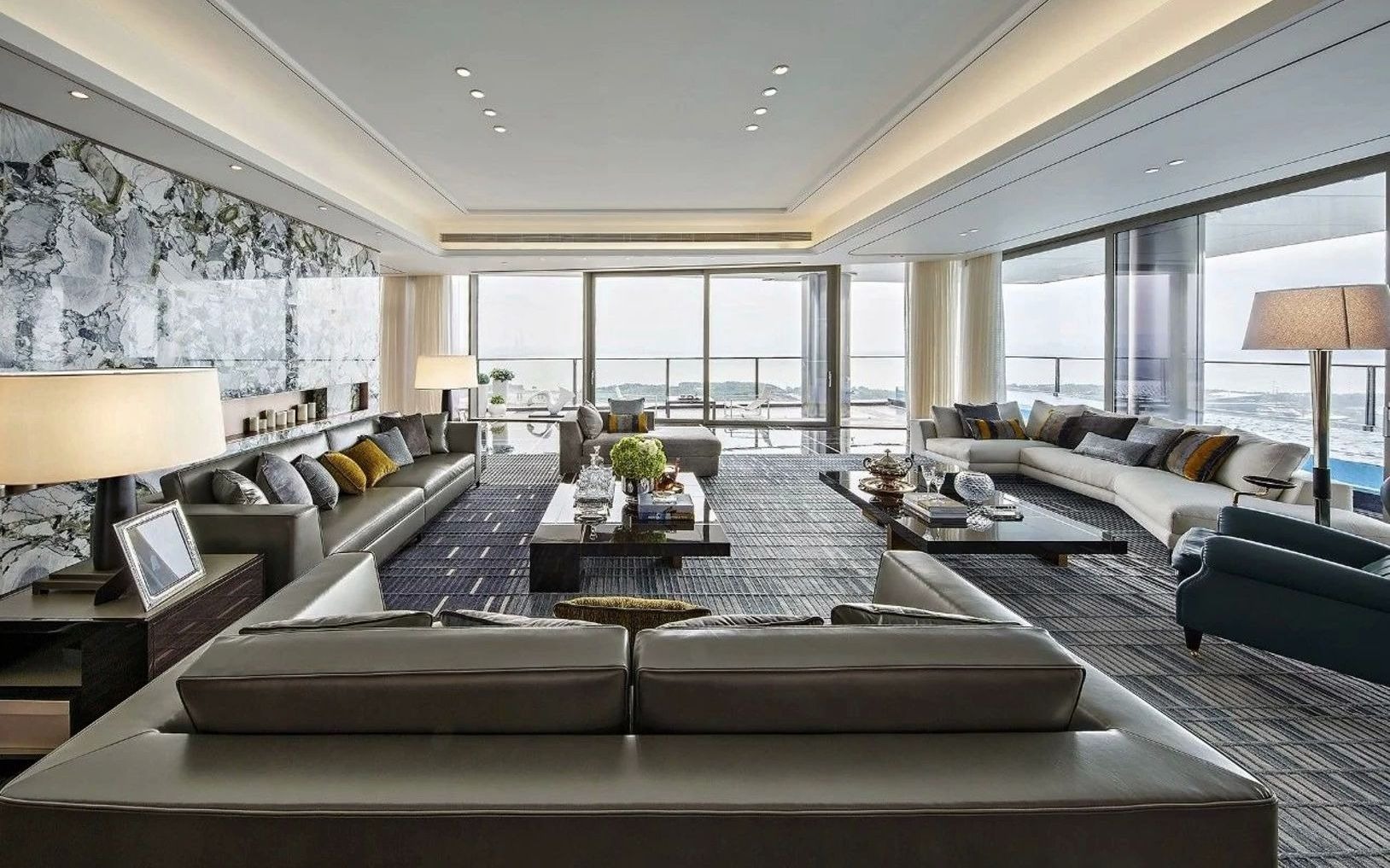 梁志天-云端奢华 700㎡大平层豪宅 #知末网