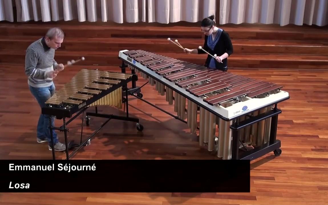 【马林巴与颤音琴】losa emmanuel séjourné classe di