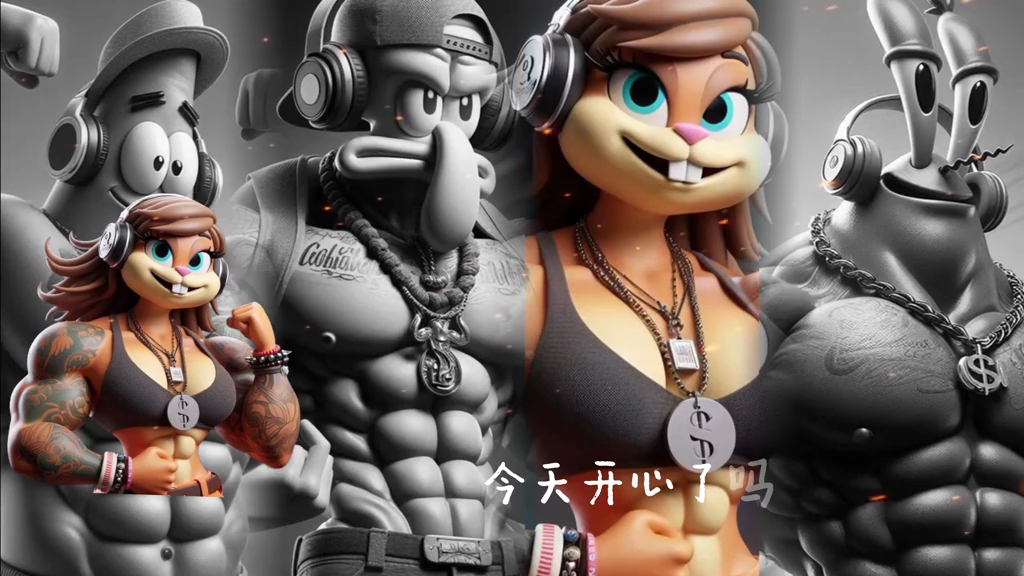 比奇堡乐团带着《夜色》来了 #艺术在抖音 #比奇堡 #夜色 #派大星