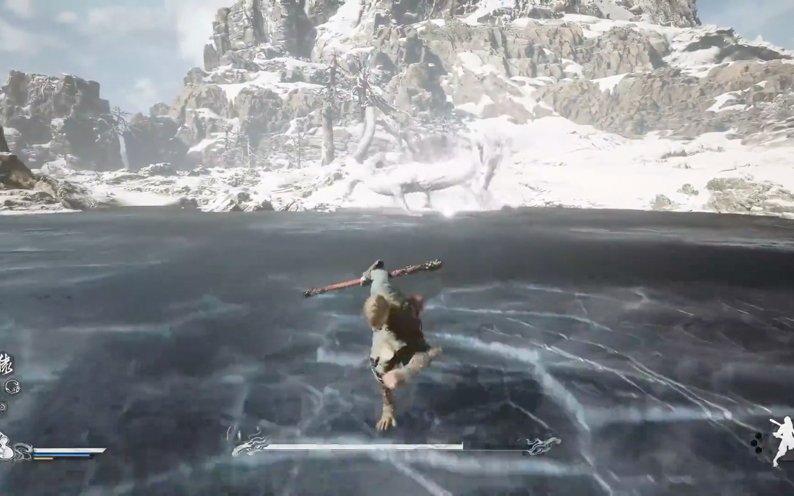 《黑神话悟空》悟空大战小白龙实况演示