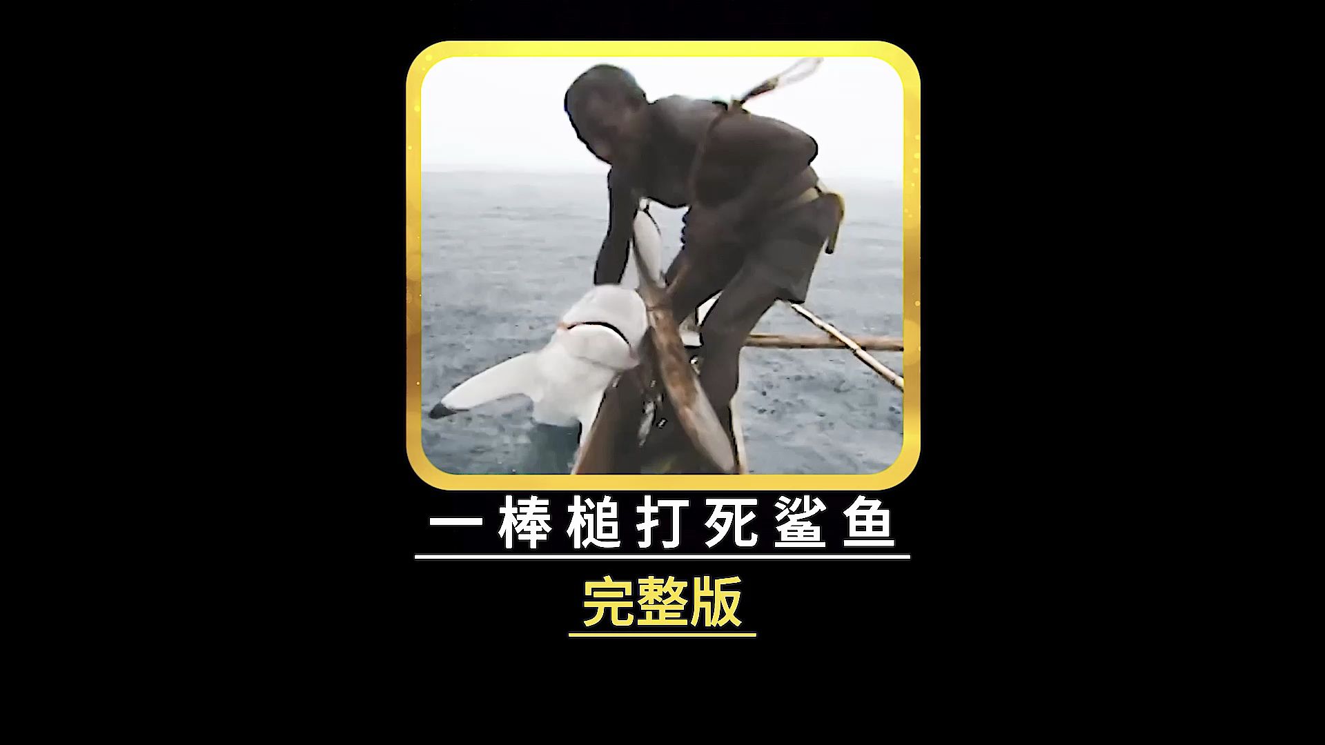 要想鱼上岸就拿粮食换,徒手捕捉鲨鱼,胆敢反抗上去就是一棒槌.