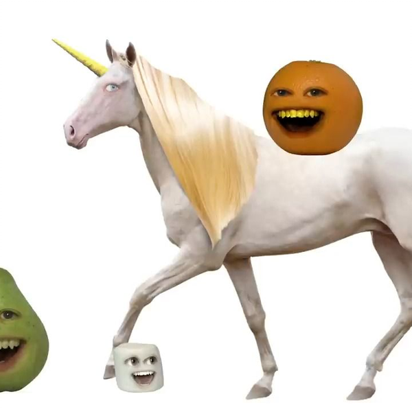 Annoying Orange Marshmallow Unicorn