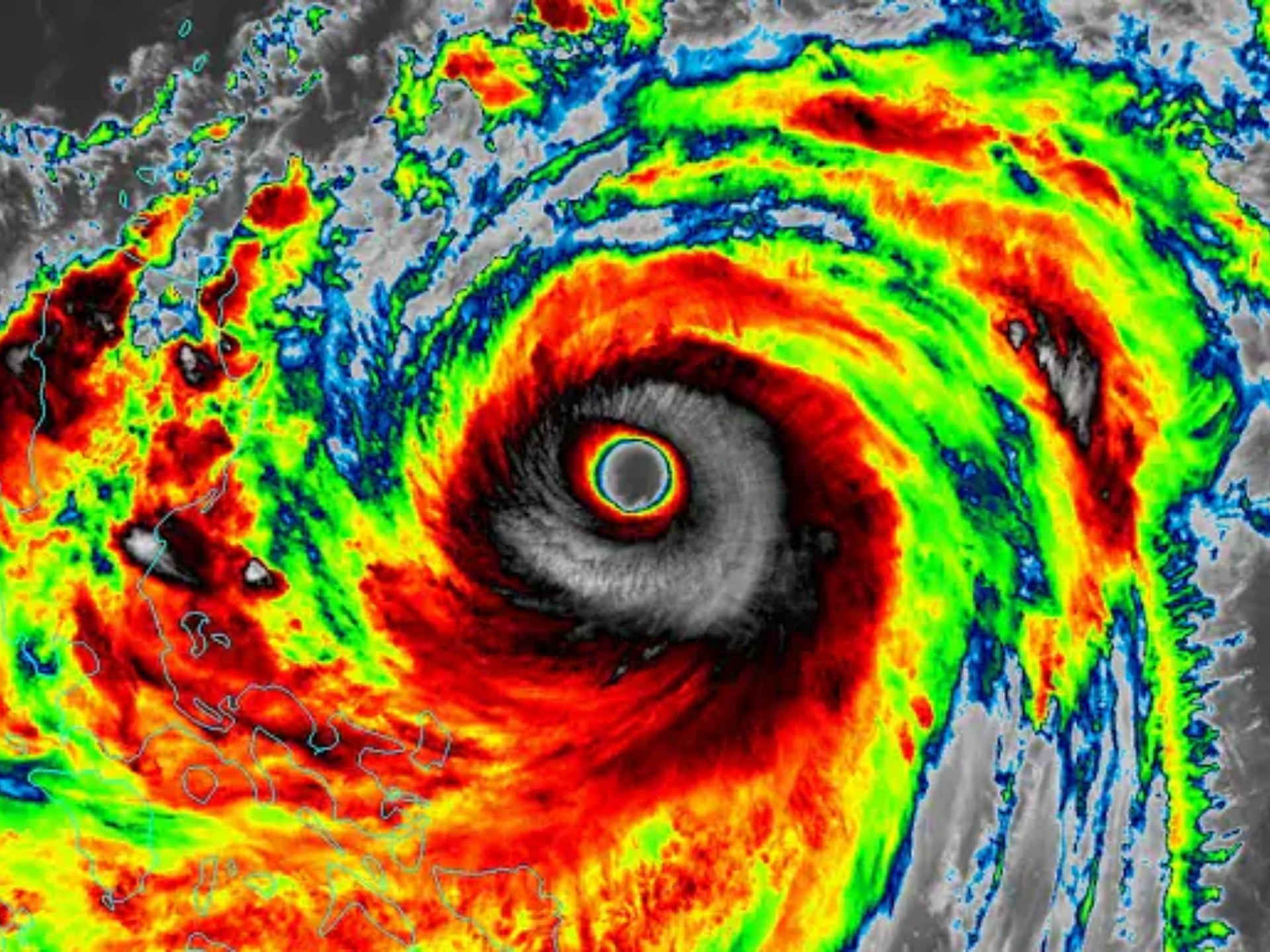 超强台风mangkhut红外 云图
