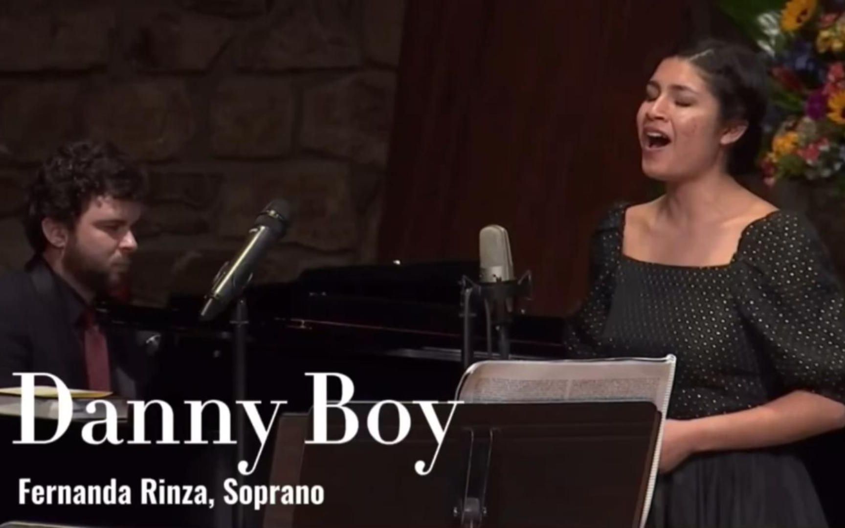 [图]Danny boy《丹尼少年》由爱尔兰民谣《伦敦德里小调》改编 Danny Boy - Fernanda Rinza, Soprano(女高音演唱)