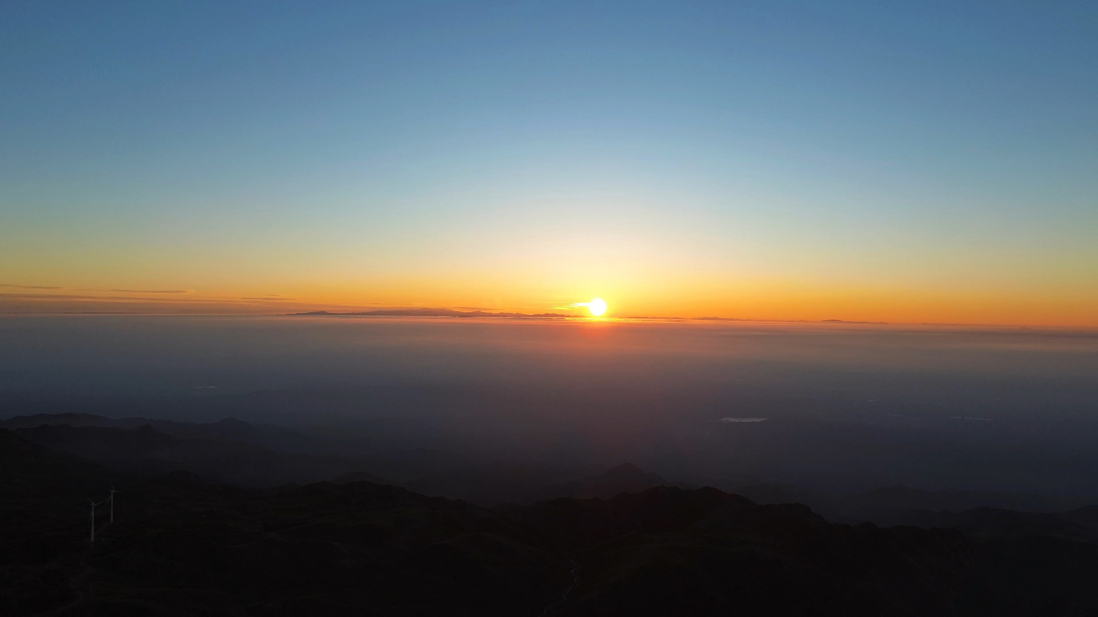 大疆mini3日出拍摄