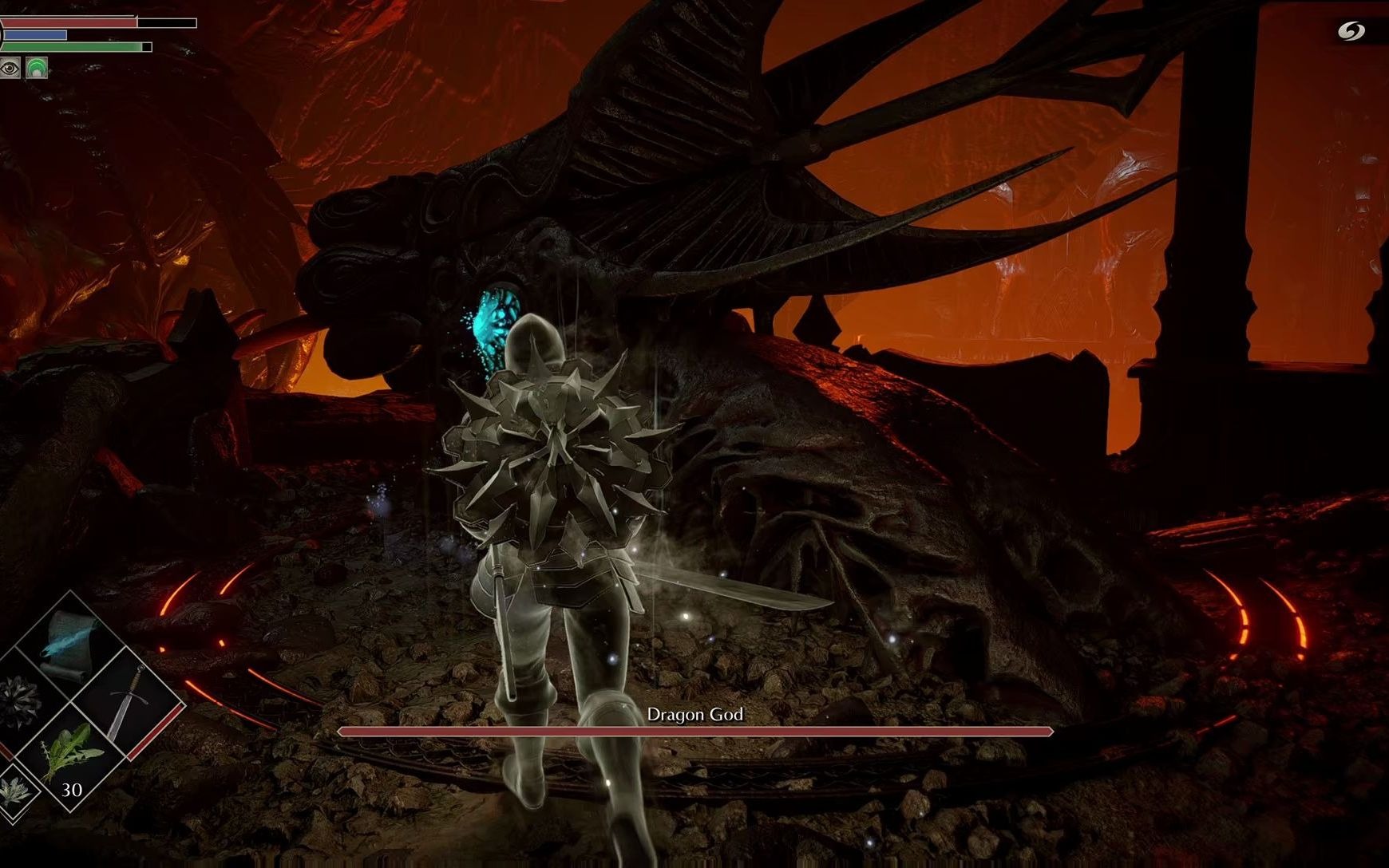 恶魔之魂 demons souls 2-3 伪boss战 - dragon god