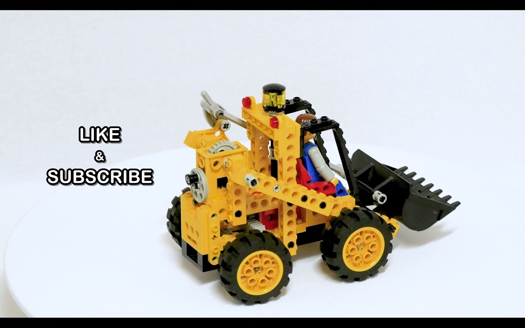 乐高lego 8235 机械系列 前端装载机 1995年版速拼评测_哔哩哔哩 (゜