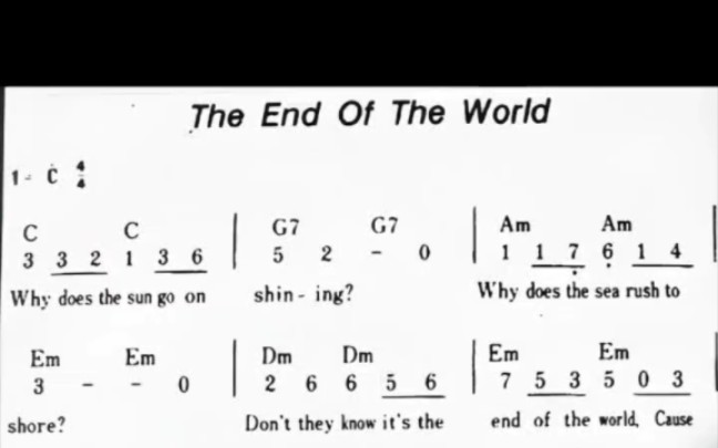 [图][口琴]The end of the world.