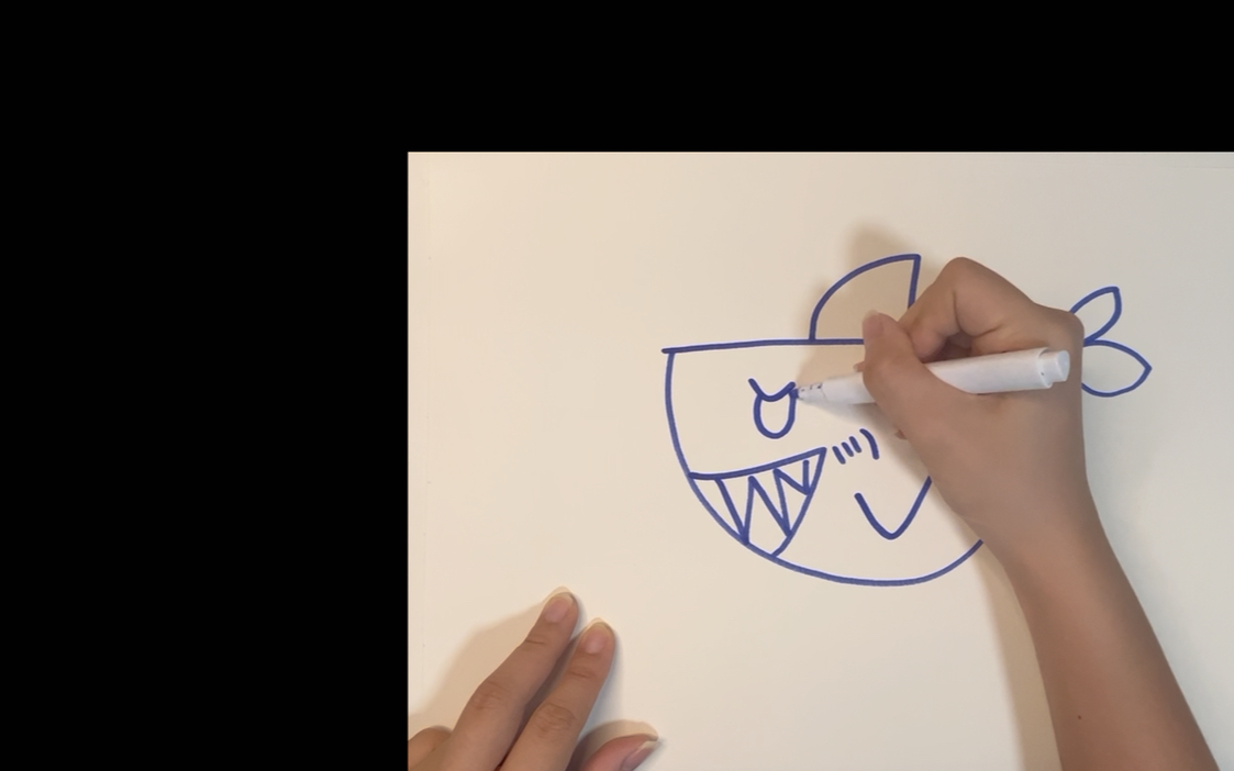 可爱海洋生物简笔画me