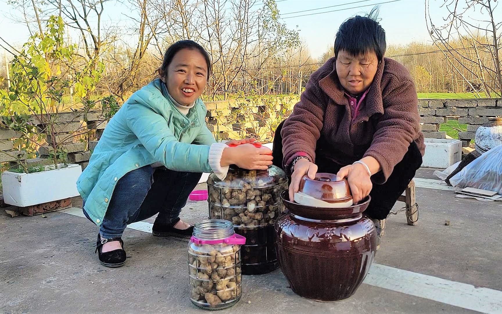 河南南阳:农村老家酱汁泡洋姜,方法简单味道好过几天就能吃了哔哩哔哩bilibili