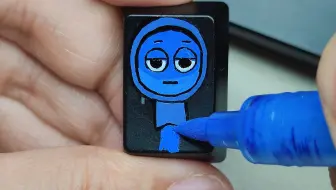 在Tab键上画Sprunki杰文