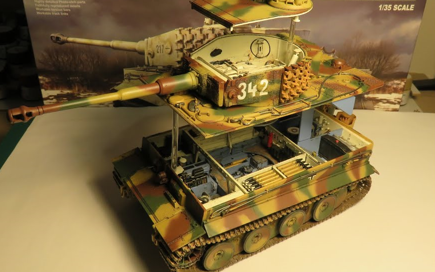 modelling for beginners】rfm麦田 1/35 虎式坦克中期型 全内构 模型