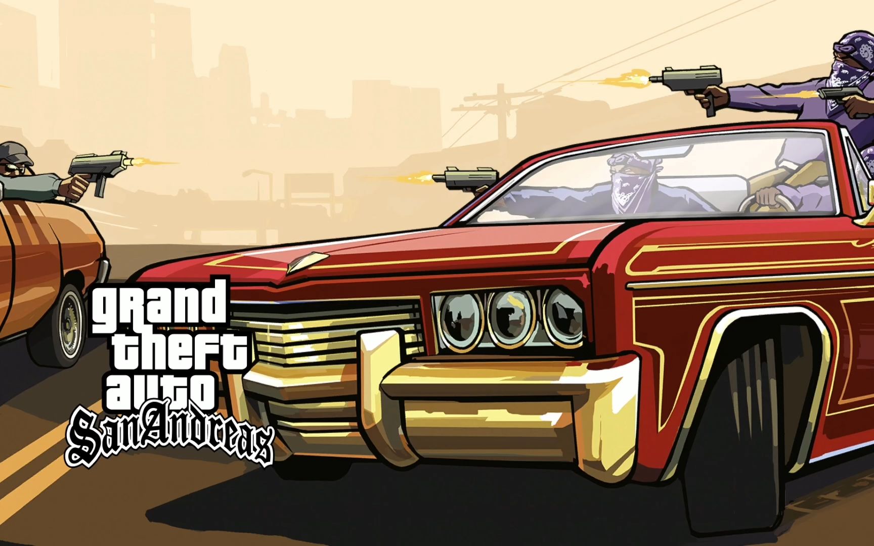 gta三部曲终极版圣安地列斯第三期火中救美pc最高画质sa