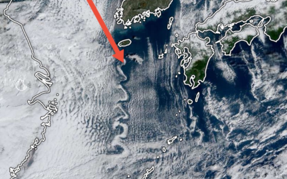 昨天我国东海韩国济州岛南边出现了神奇的卡门涡街现象,这种现象非洲