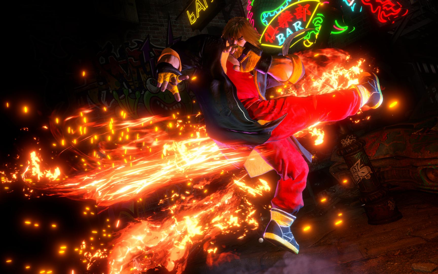 街霸6:肯,没有人能拒绝辣个旋风腿走路,升龙拳跳跃的男人,这升龙才是