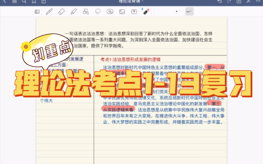 理论法考点113考点复习哔哩哔哩bilibili
