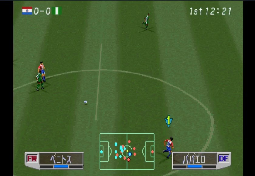 ps1 实况足球3 世界杯决赛 巴拉圭2:1尼日利亚