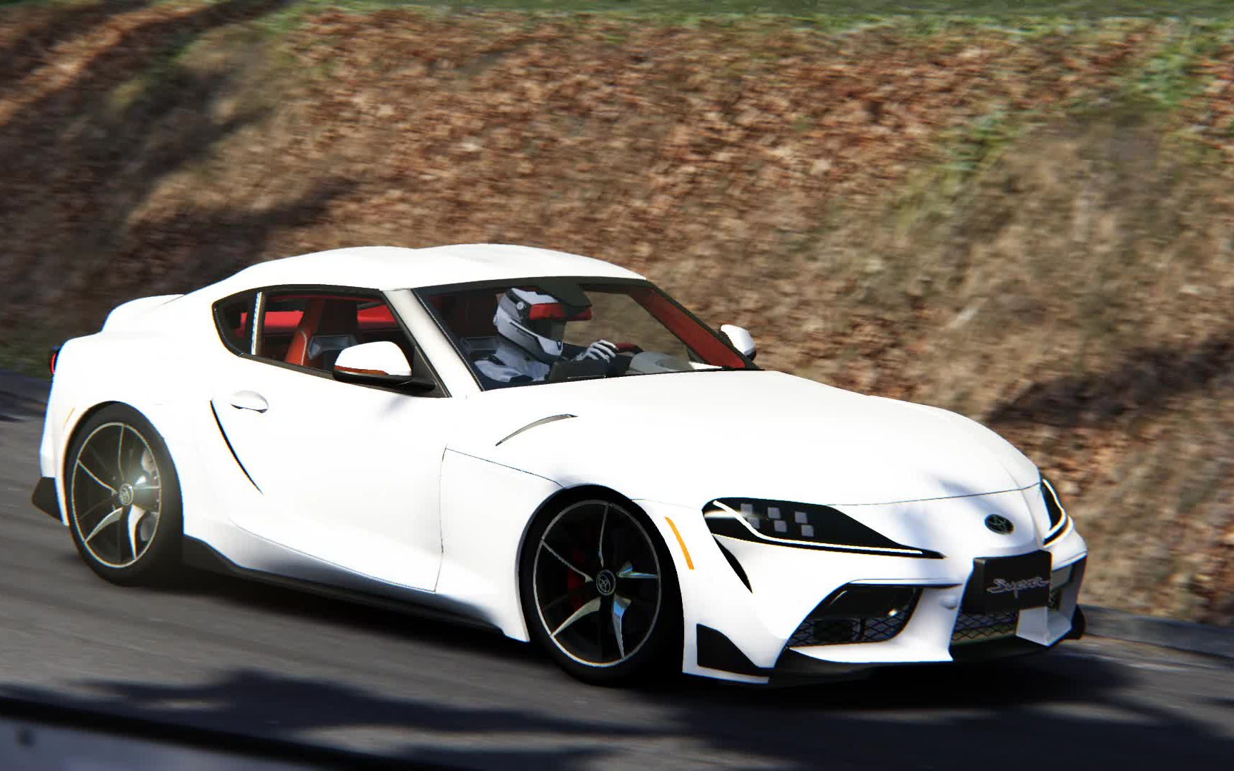 【acmod】toyota supra a90 新supra 群马山道试车 神力科莎mod_哔哩