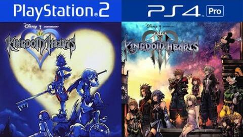 游戏进化史 王国之心ps2 Ps4 哔哩哔哩