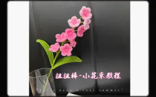 Download Video: 【蛋蛋手作】扭扭棒-小花束教程