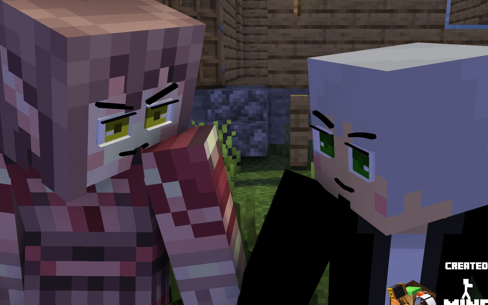 【我的世界动画】阿神羽毛vs吾王!爆肝三天1000多帧制成!