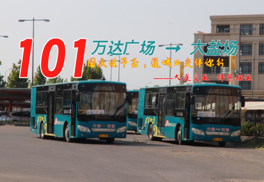 大连101路公交车图片