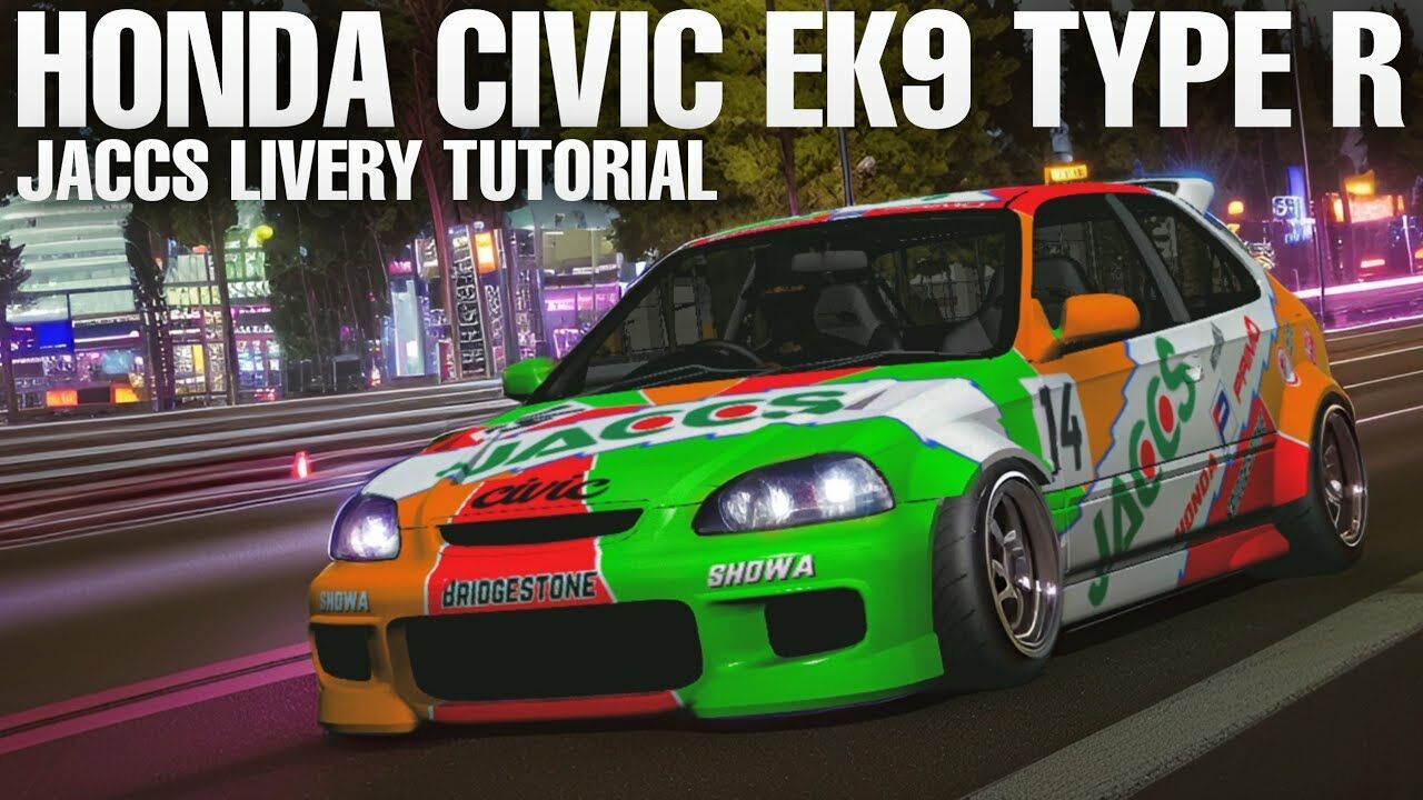 本田思域typer ek9 jaccs涂装教程