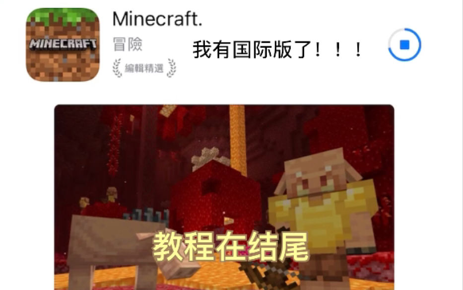 [图]我有国际版Minecraft了！！