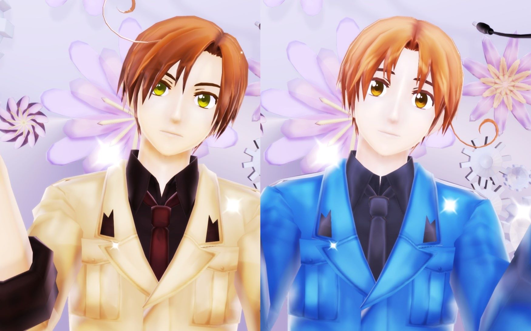 【aph/mmd】意呆的可爱颂