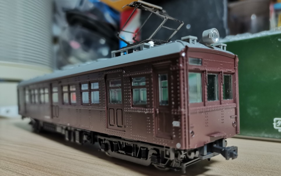 铆钉满满的12系旧电车kumoha12～ho比例火车模型详细版开箱解说视频