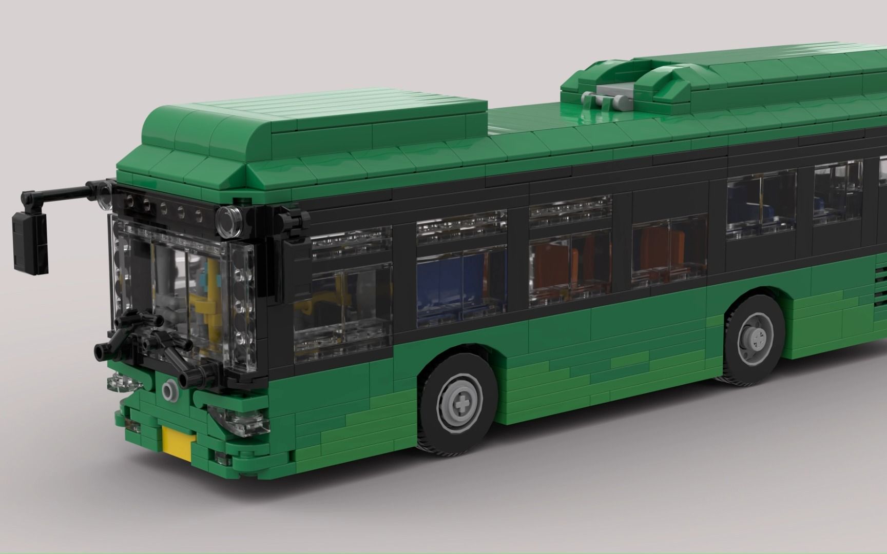 【乐高moc】绿色飞机?西宁公交 厦门金龙xmq6106agphevn51型客车