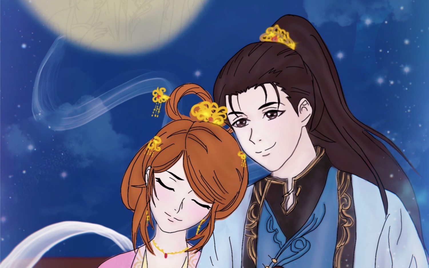 【楚麦】中秋月下·倚栏听风_哔哩哔哩_bilibili