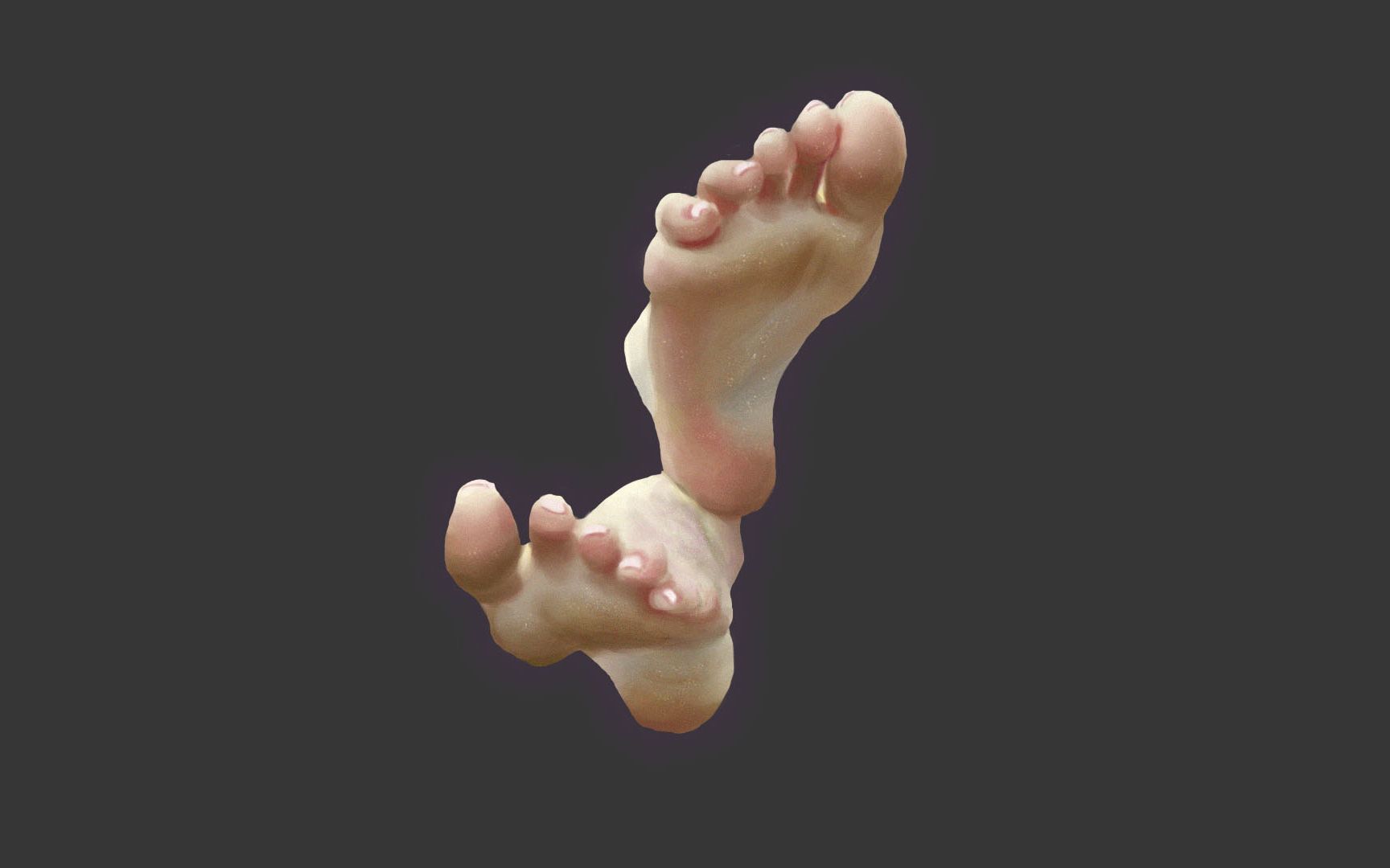 【板绘教学】脚掌的绘画方法,超简单!