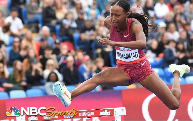 nbcsports2022钻石联赛伯明翰站女子400米栏穆罕默德5454