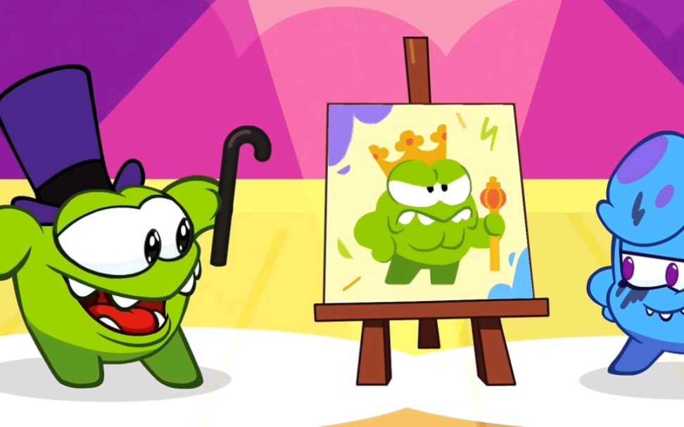 蓝蓝给奥姆画画橡,他把奥姆画的英姿飒爽,奥姆可开心了_哔哩哔哩_bili