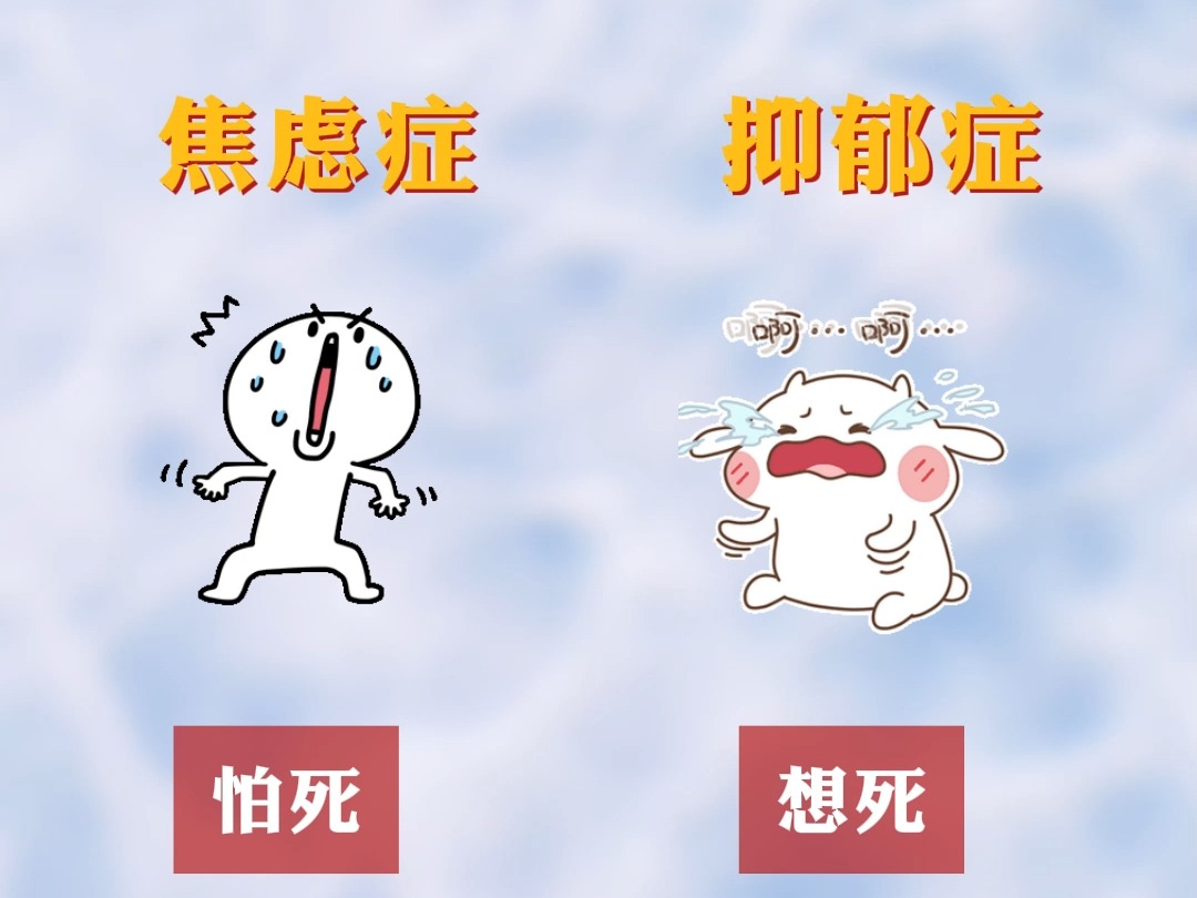 焦虑症,抑郁症,究竟有何区别?