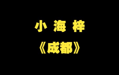 【小海梓】《成都》电台版哔哩哔哩bilibili