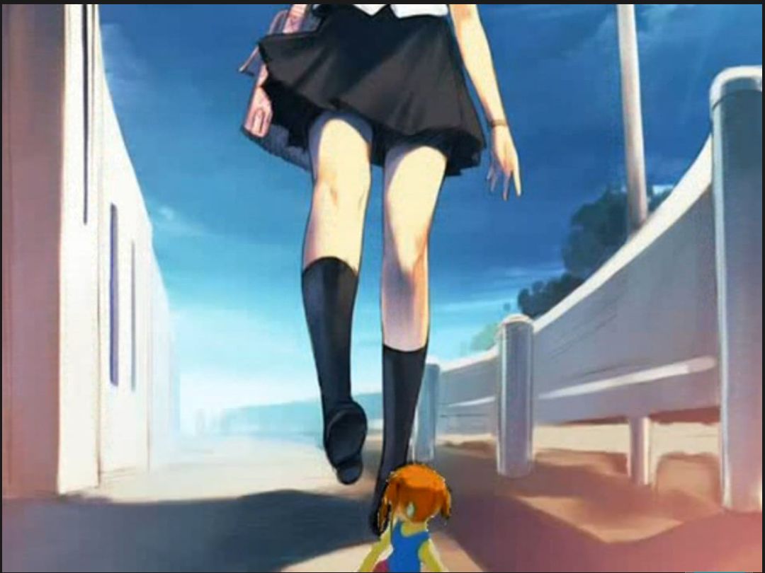 【巨大娘游戏】逃离寂寞7:路遇女生