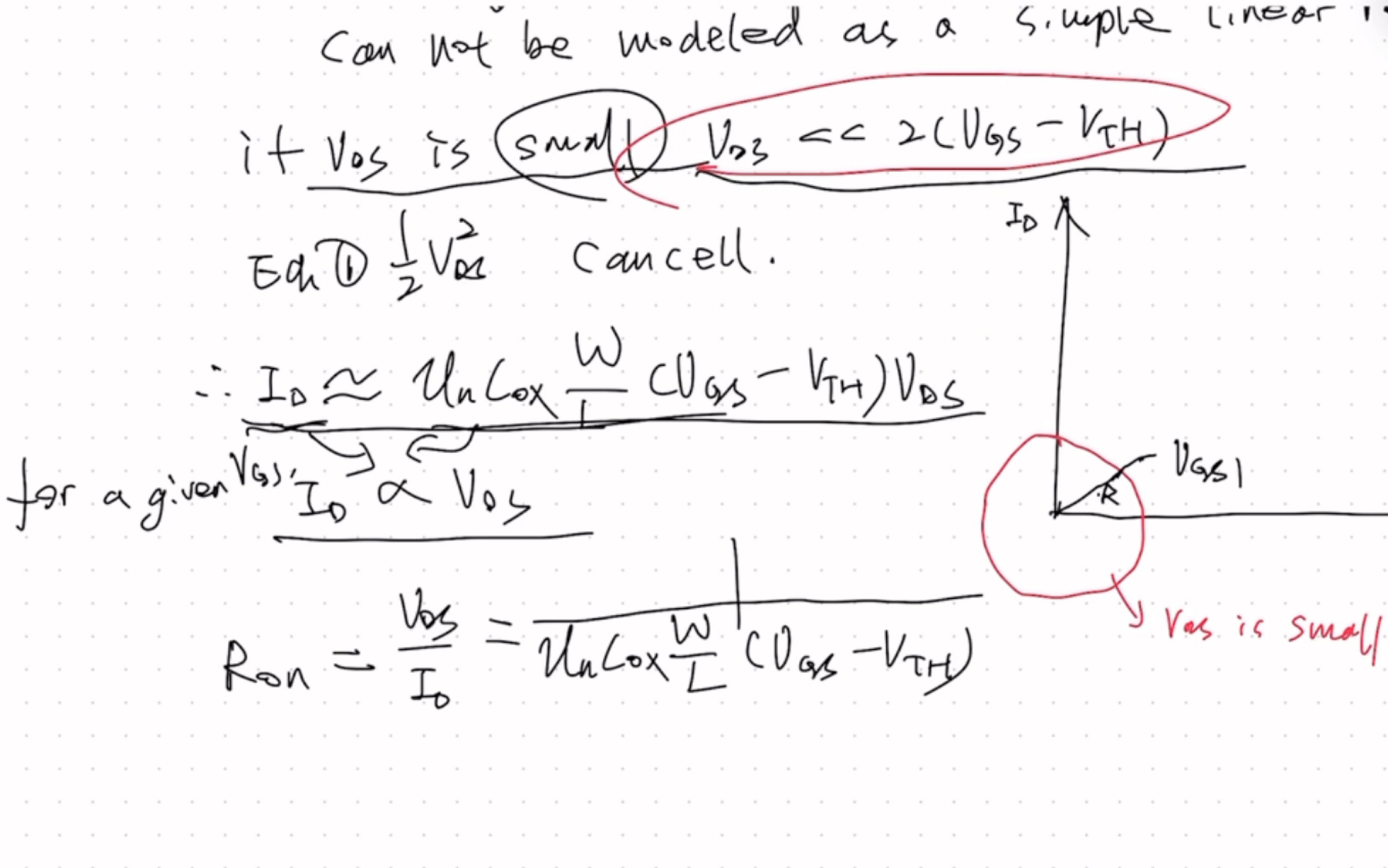 MOSFET饱和电流公式推导及MOSFET充当电子开关的工作原理哔哩哔哩bilibili