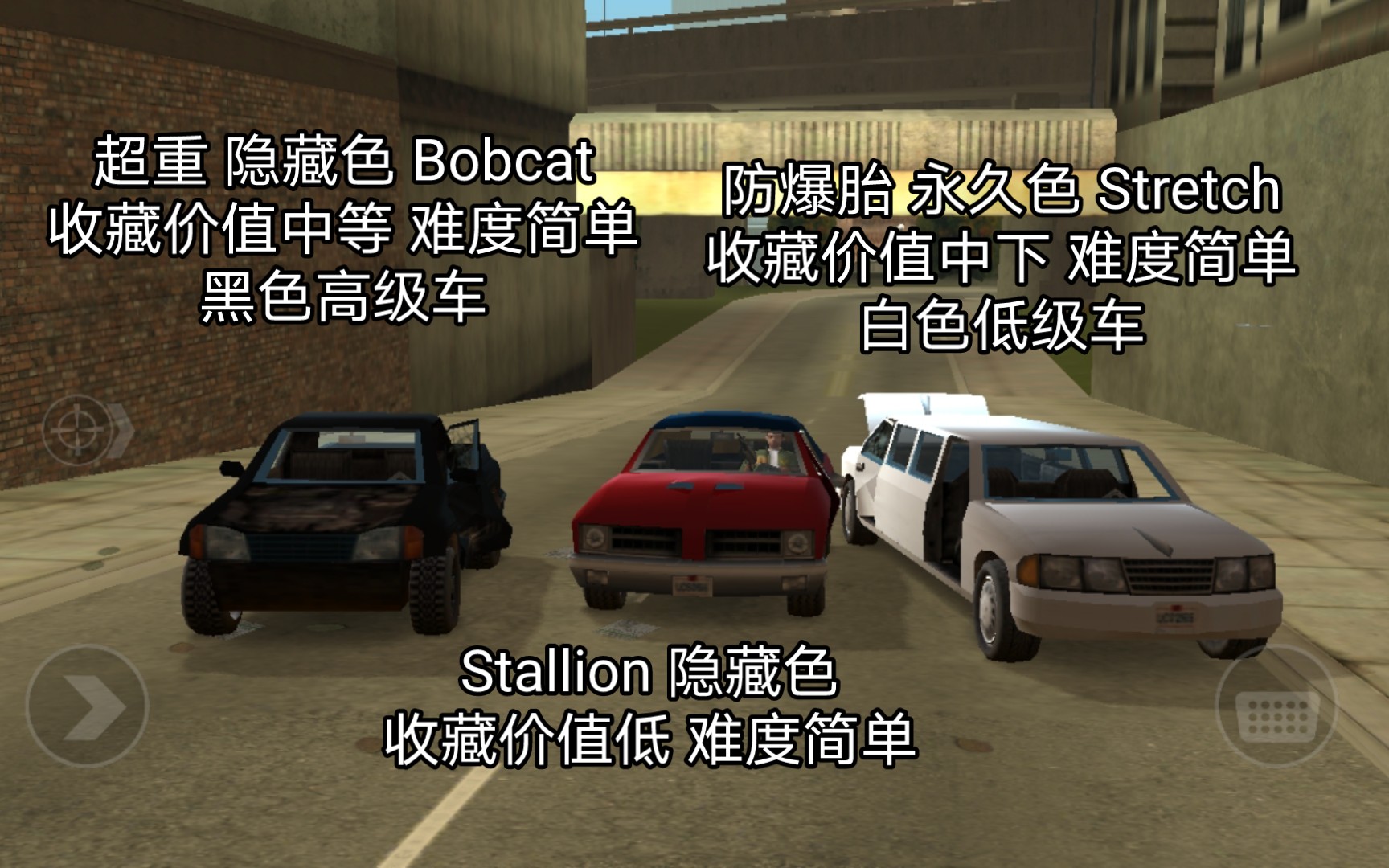 【GTA LCS:隐藏车】 超重 隐藏色 Bobcat & 隐藏色 Stallion & 防爆胎 永久色 Stretch (简单)哔哩哔哩bilibili