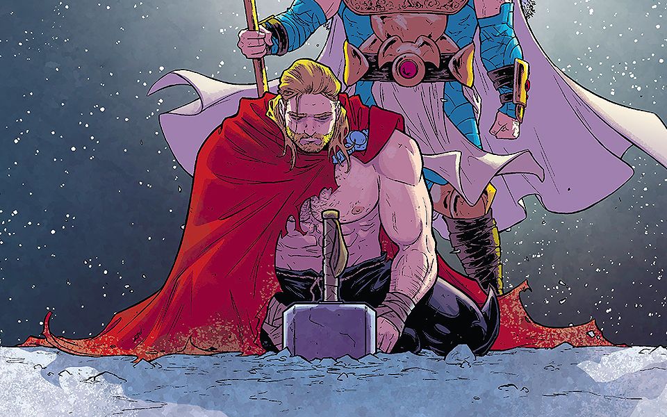 奥丁之子奥丁森失去雷神锤 雷神索尔归来上集【xx说漫画】