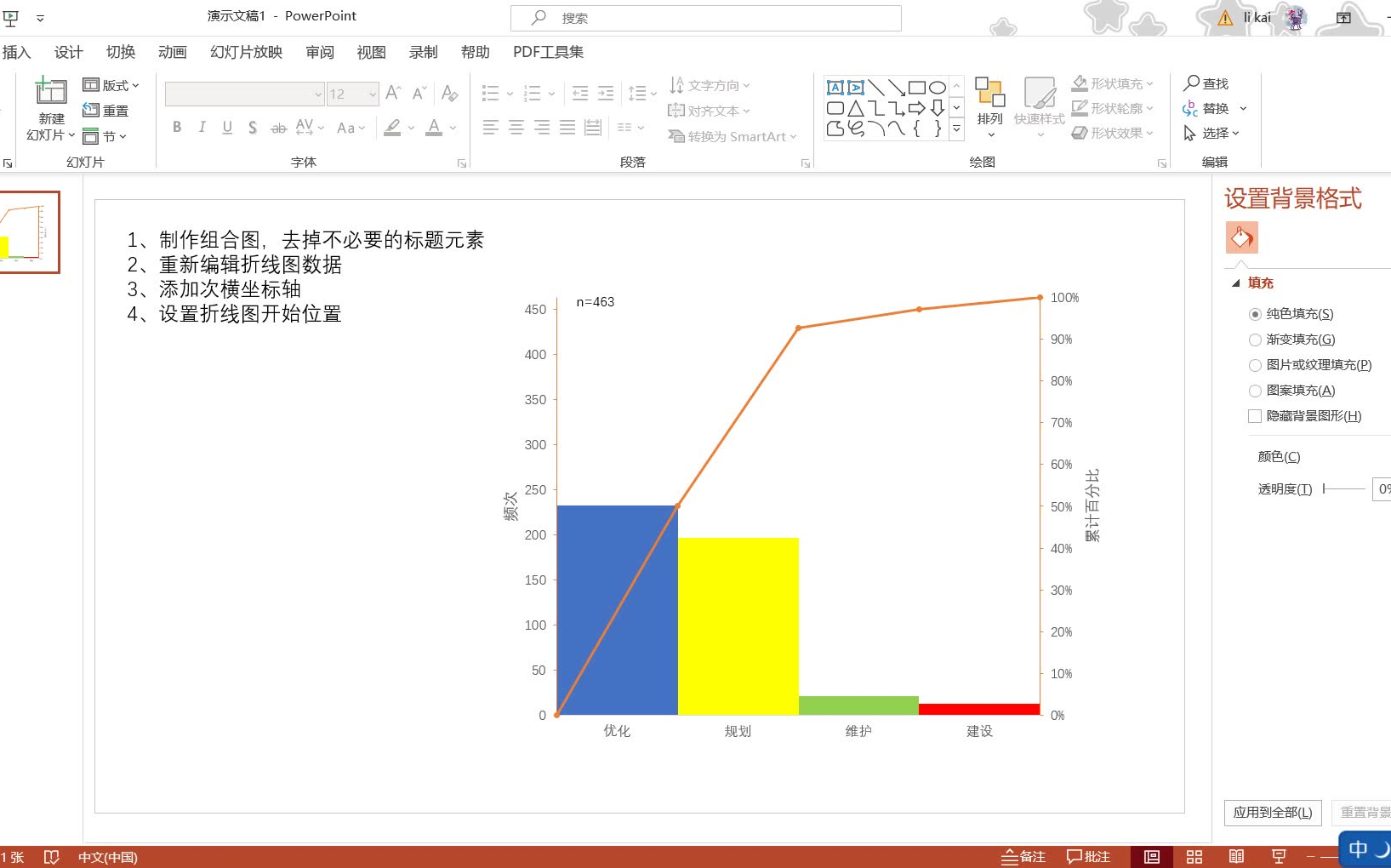 PPT(Excel)制作排列图哔哩哔哩bilibili