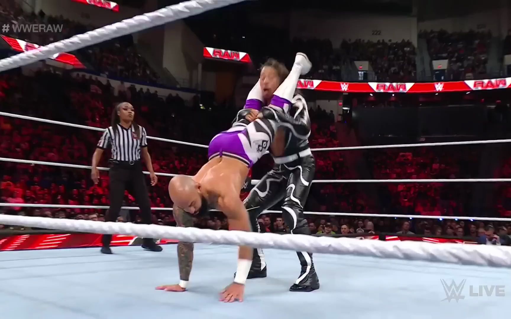 【RAW 1567】Bronson Reed derails Ricochet and Shinsuke Nakamura's matchup哔哩哔哩bilibili