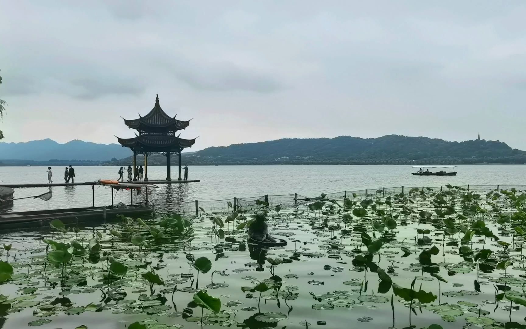 清晨西湖 恬靜美好