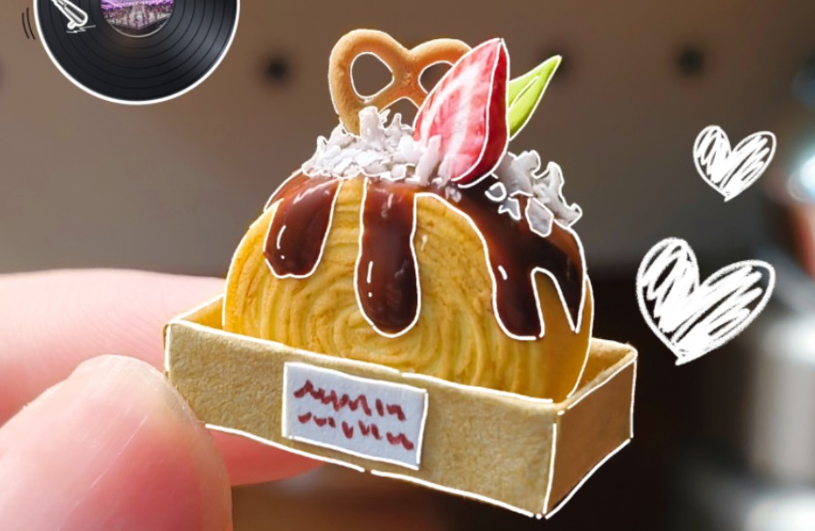 超轻粘土教程|唱片面包