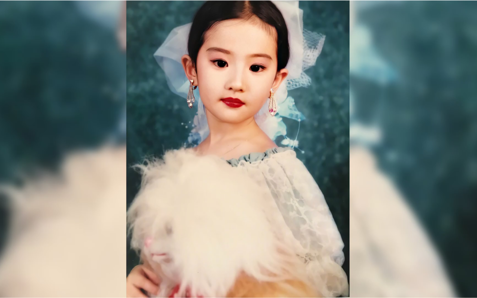 活动作品刘亦菲茜茜小时候照片好漂亮