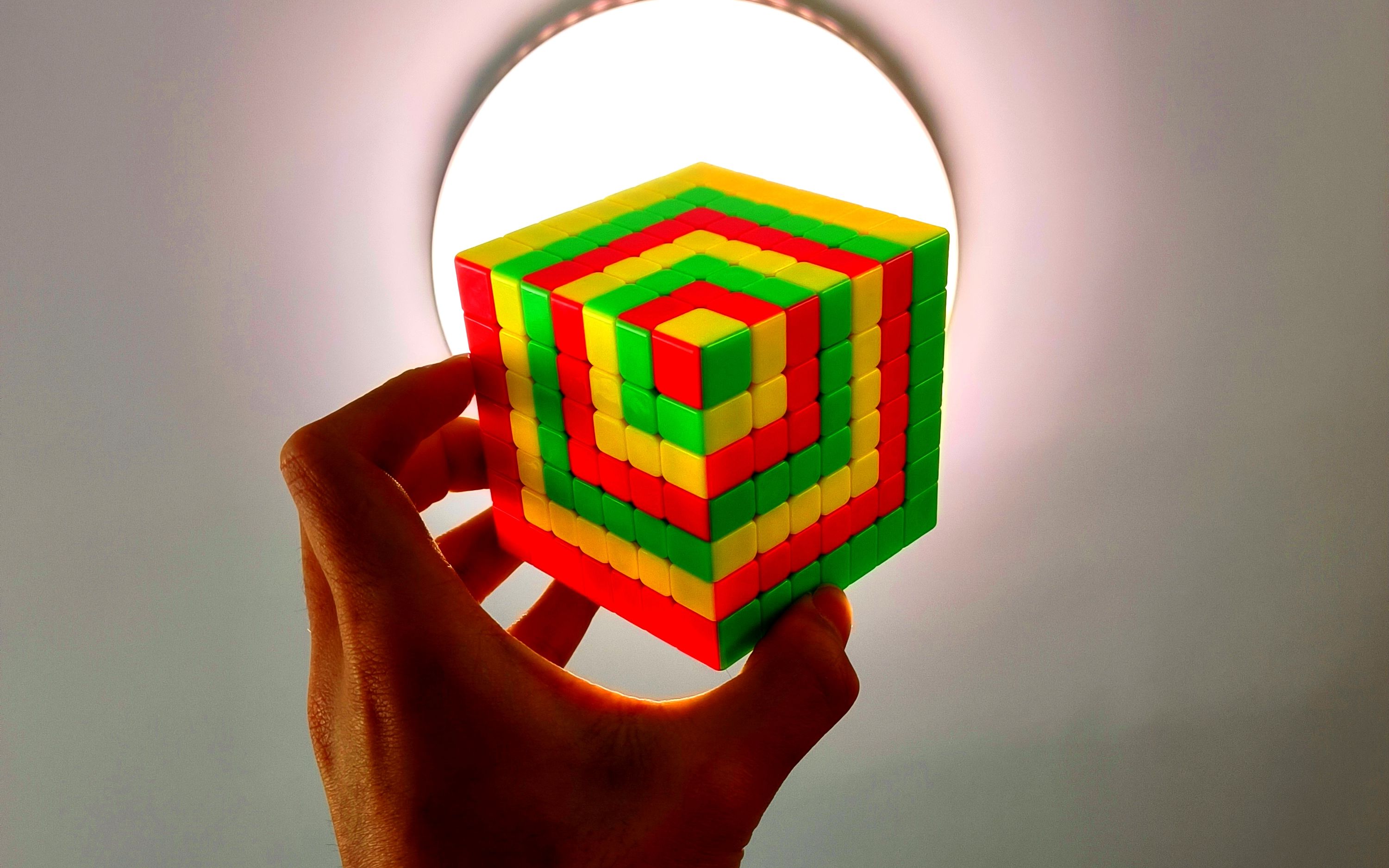 用三盲知识在高阶上做出大中小魔方