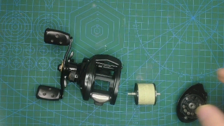 水滴轮阿布p3改短轴, 原装线杯改,减轻线杯重量.抛投更远