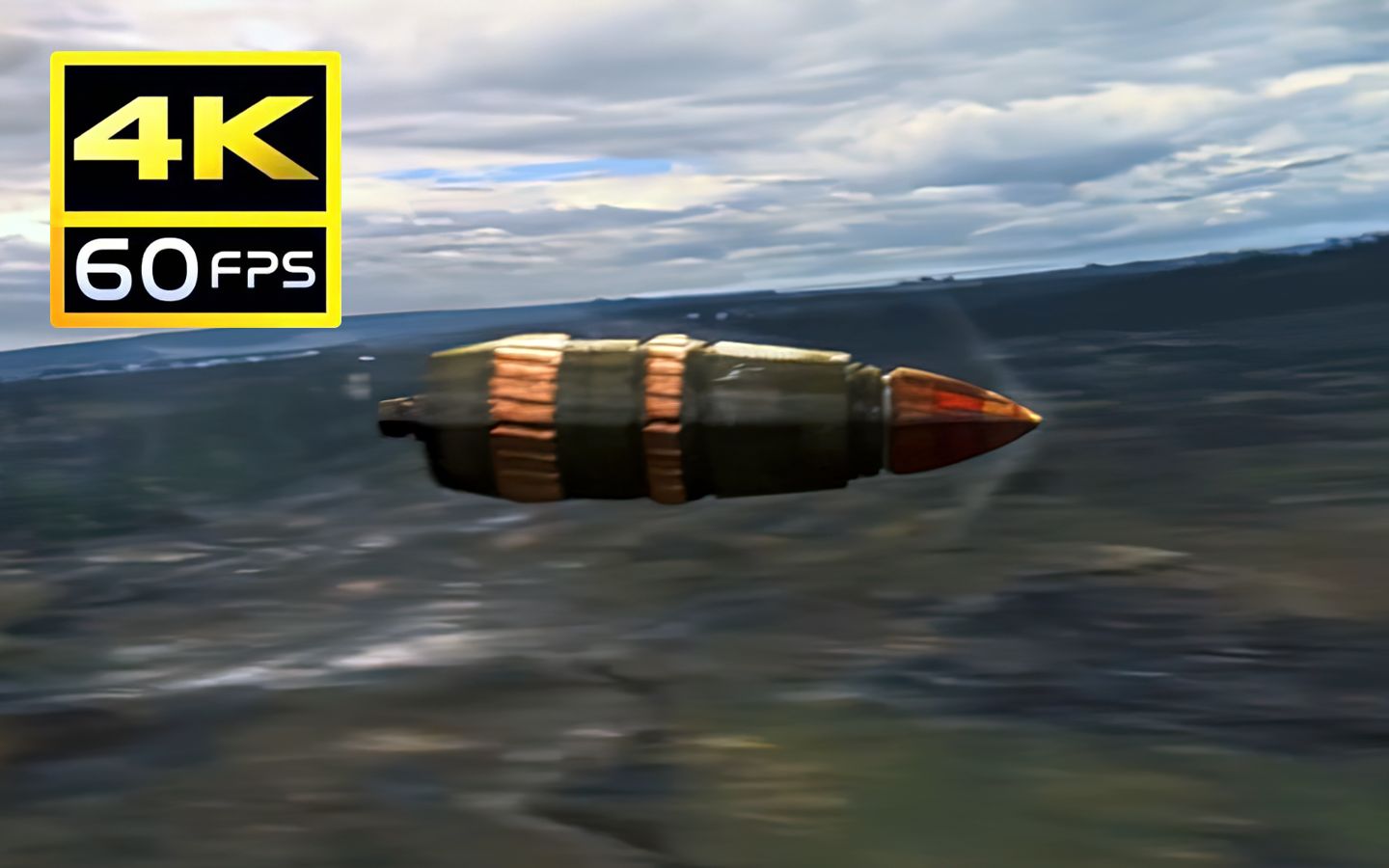 【4k 60fps】盘点影视里的炮弹飞行慢动作,哪个场景震撼到你了?